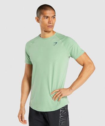 T Shirts Gymshark Bold Hombre Verde | CO 3375OKI